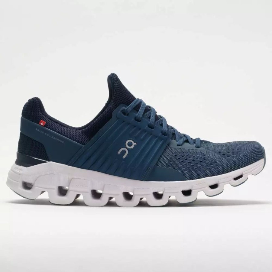 Running Shoes * | On Running On Cloudswift Men'S Denim/Midnight