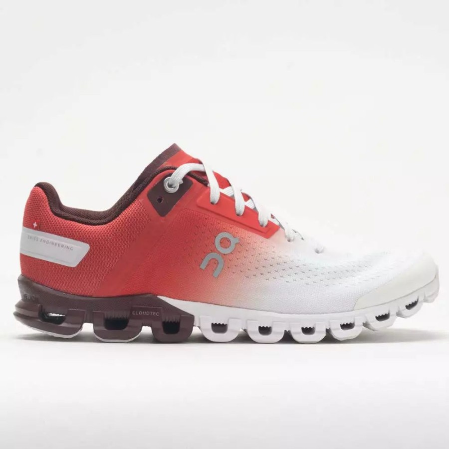 Running Shoes * | On Running On Cloudflow Women'S Rust/White