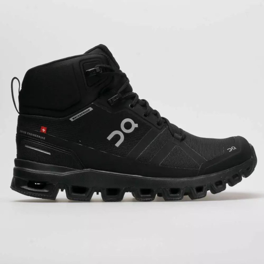 Hiking Shoes * | On Running On Cloudrock Waterproof Women'S All Black