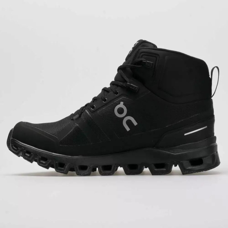 Hiking Shoes * | On Running On Cloudrock Waterproof Women'S All Black