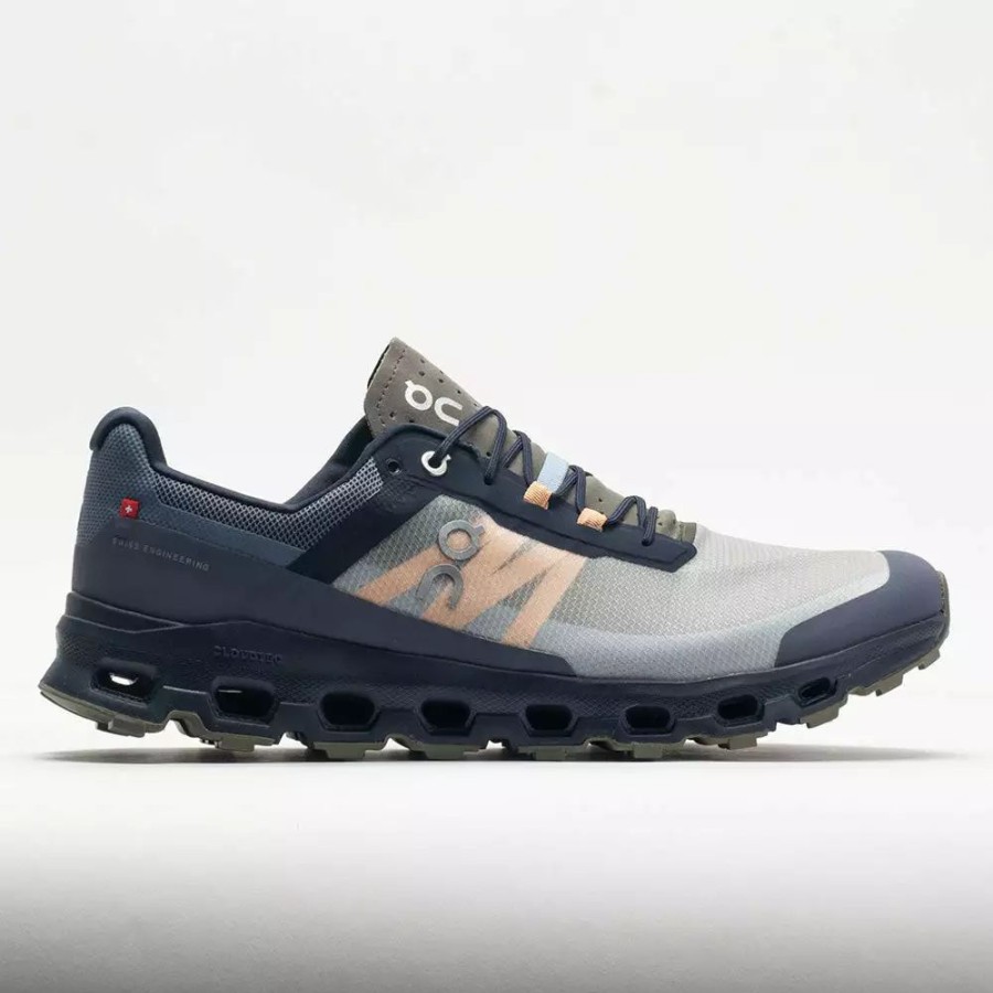 Trail Running Shoes * | On Running On Cloudvista Men'S Midnight/Olive