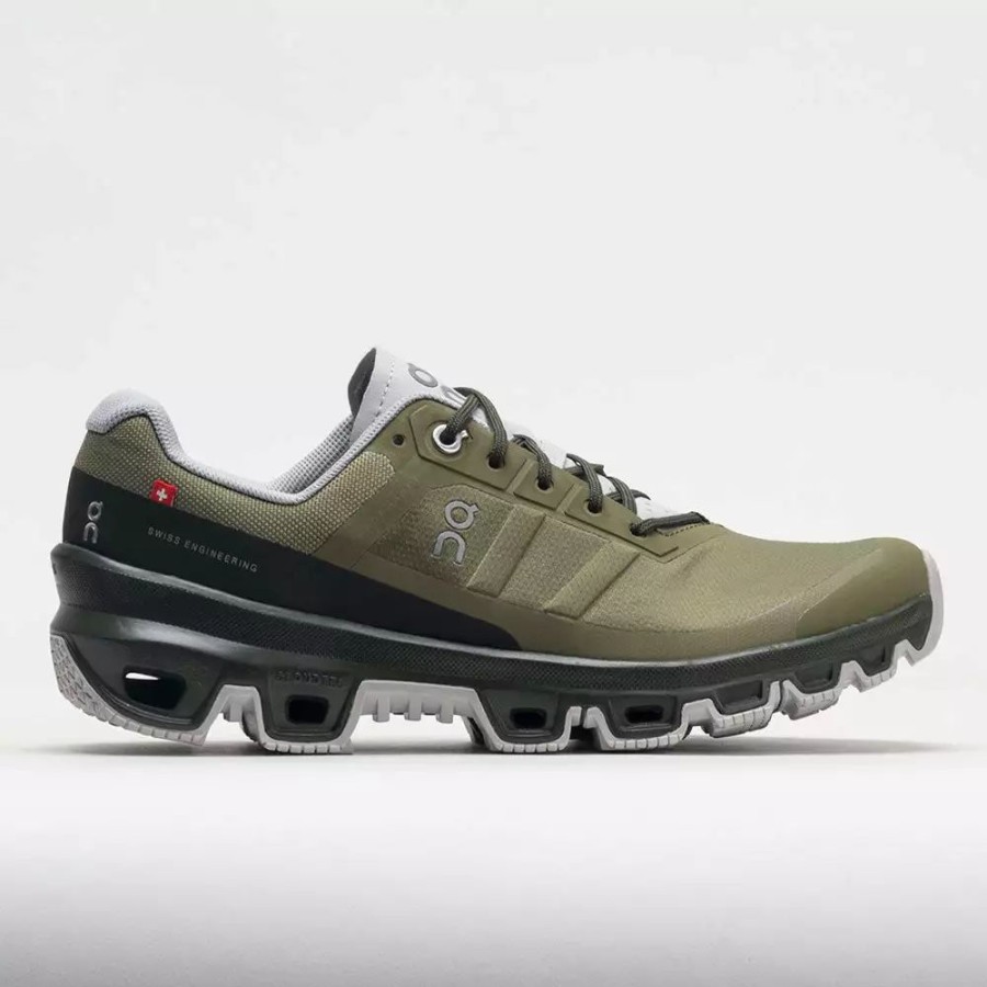 Trail Running Shoes * | On Running On Cloudventure Men'S Olive/Fur