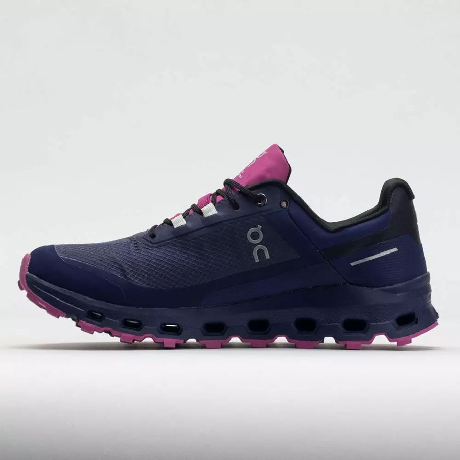 Trail Running Shoes * | On Running On Cloudvista Waterproof Women'S Flint/Acai