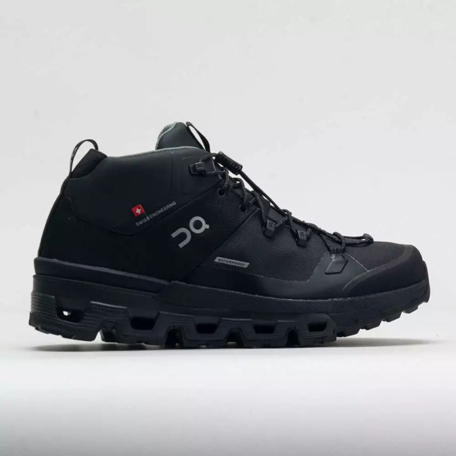 Hiking Shoes * | On Running On Cloudtrax Waterproof Men'S Black