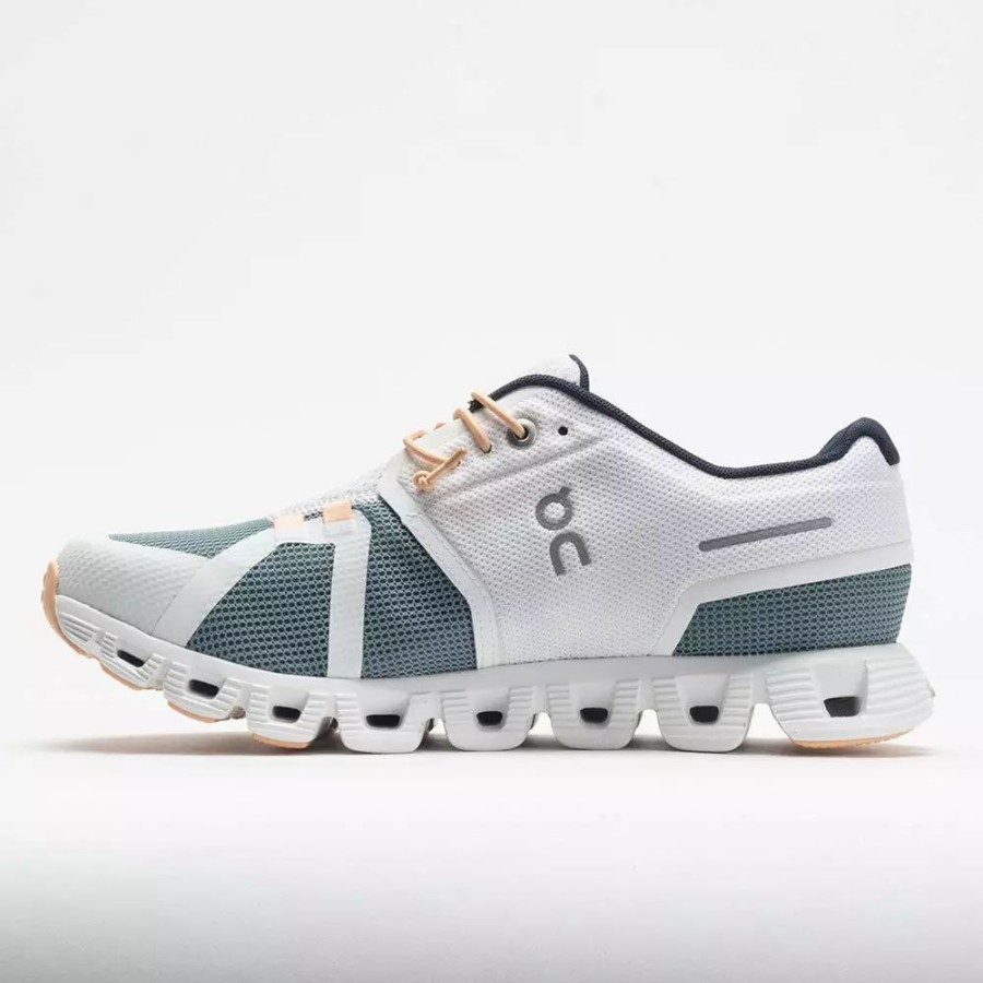 Running Shoes * | On Running On Cloud 5 Push Women'S White/Cobble