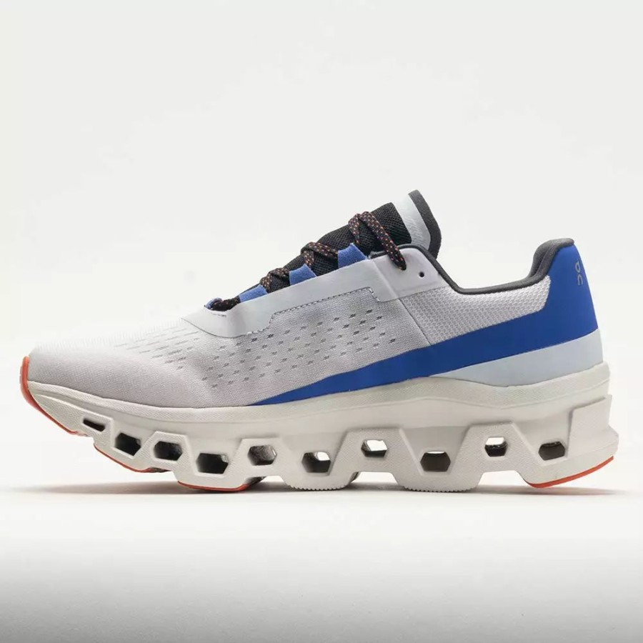 Running Shoes * | On Running On Cloudmonster Women'S Frost/Cobalt