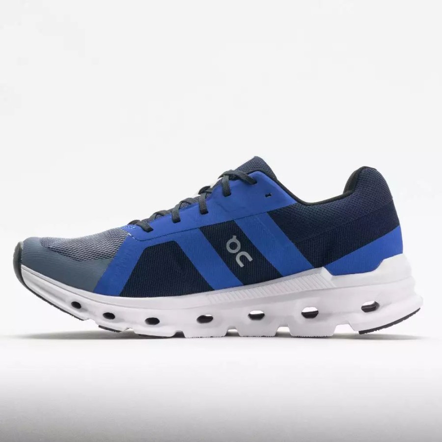 Running Shoes * | On Running On Cloudrunner Men'S Metal/Midnight