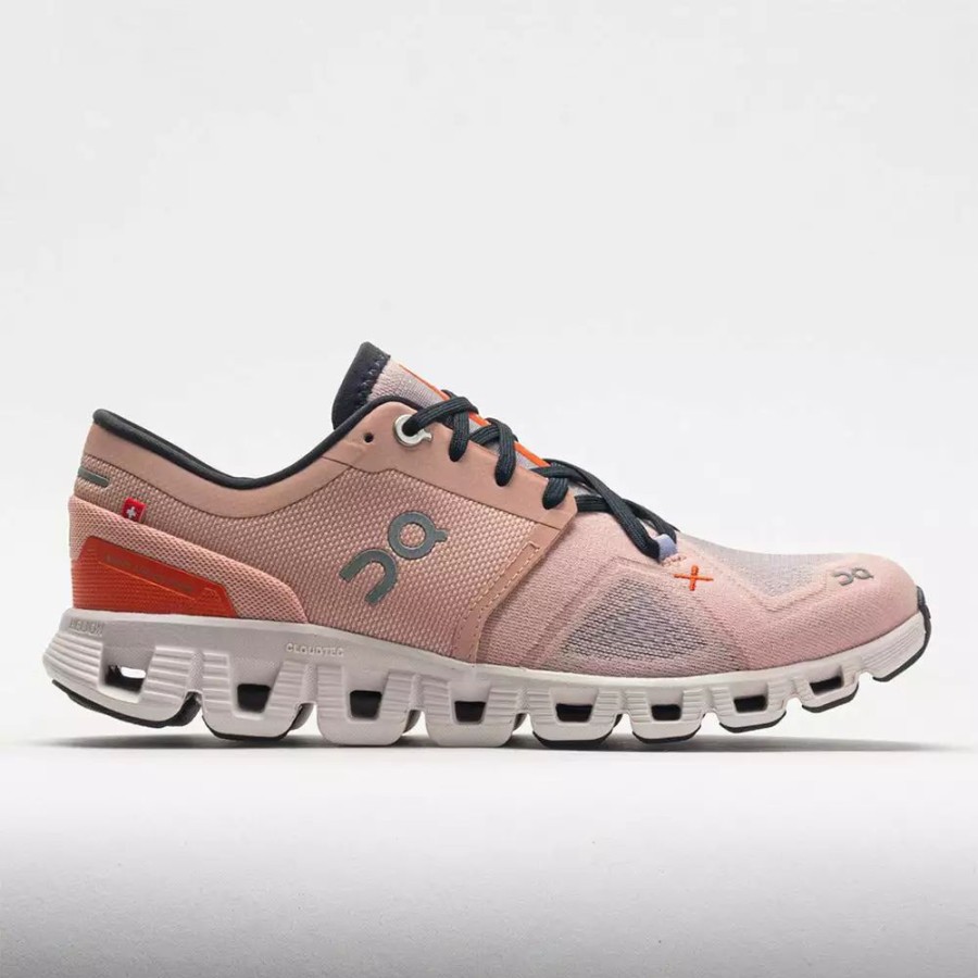 Running Shoes * | On Running On Cloud X 3 Women'S Rose/Sand