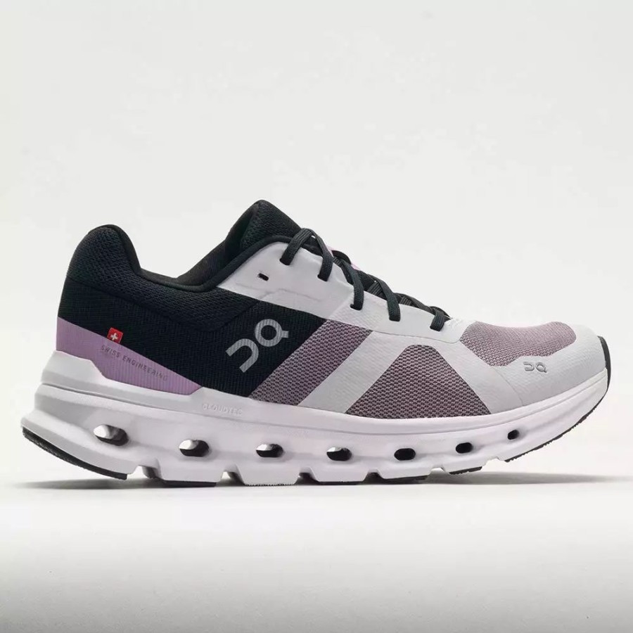 Running Shoes * | On Running On Cloudrunner Women'S Heron/Black