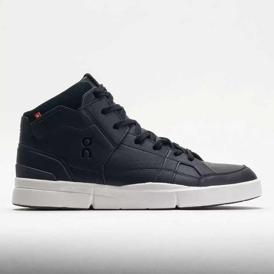 Lifestyle Sneakers * | On Running On The Roger Clubhouse Mid Men'S Black/Eclipse