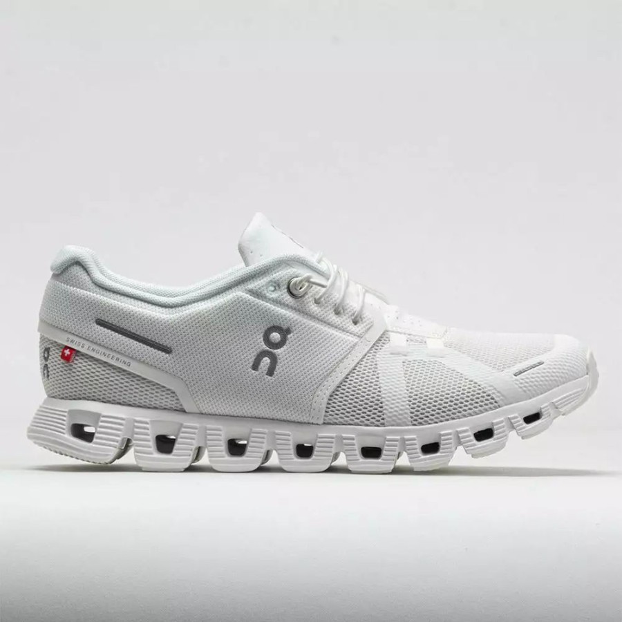 Running Shoes * | On Running On Cloud 5 Women'S Undyed White