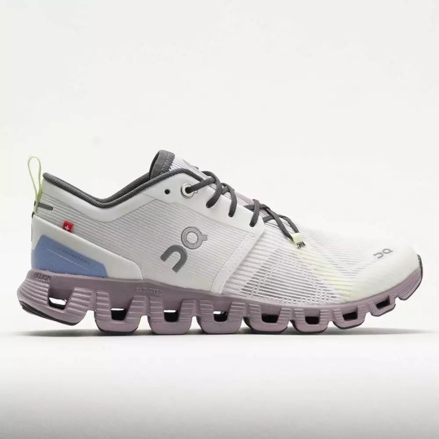 Running Shoes * | On Running On Cloud X 3 Shift Women'S White/Heron