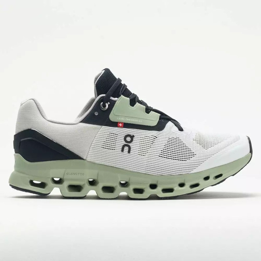 Running Shoes * | On Running On Cloudstratus Men'S White/Black