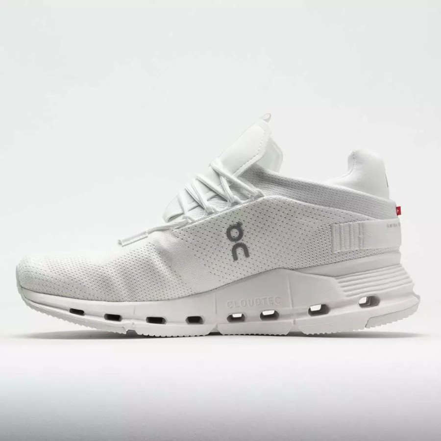 Lifestyle Sneakers * | On Running On Cloudnova Men'S Undyed White/White