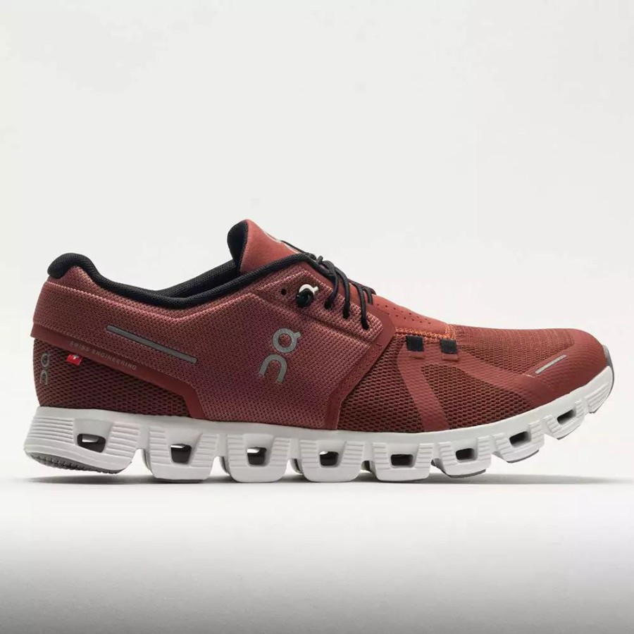 Running Shoes * | On Running On Cloud 5 Men'S Ruby/Rust