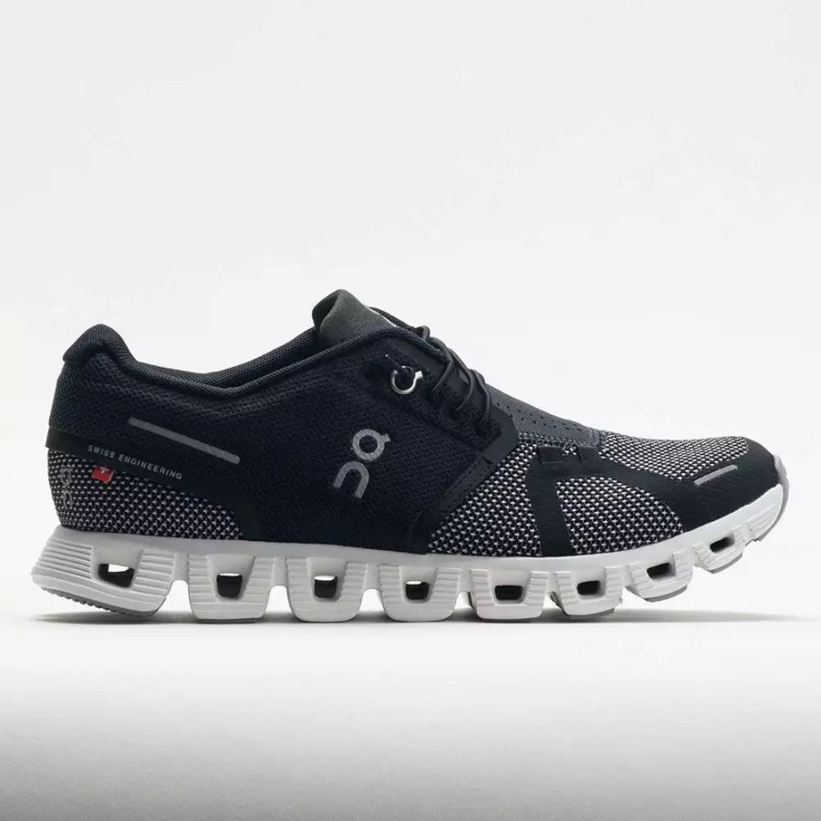 Running Shoes * | On Running On Cloud 5 Combo Women'S Black/Alloy