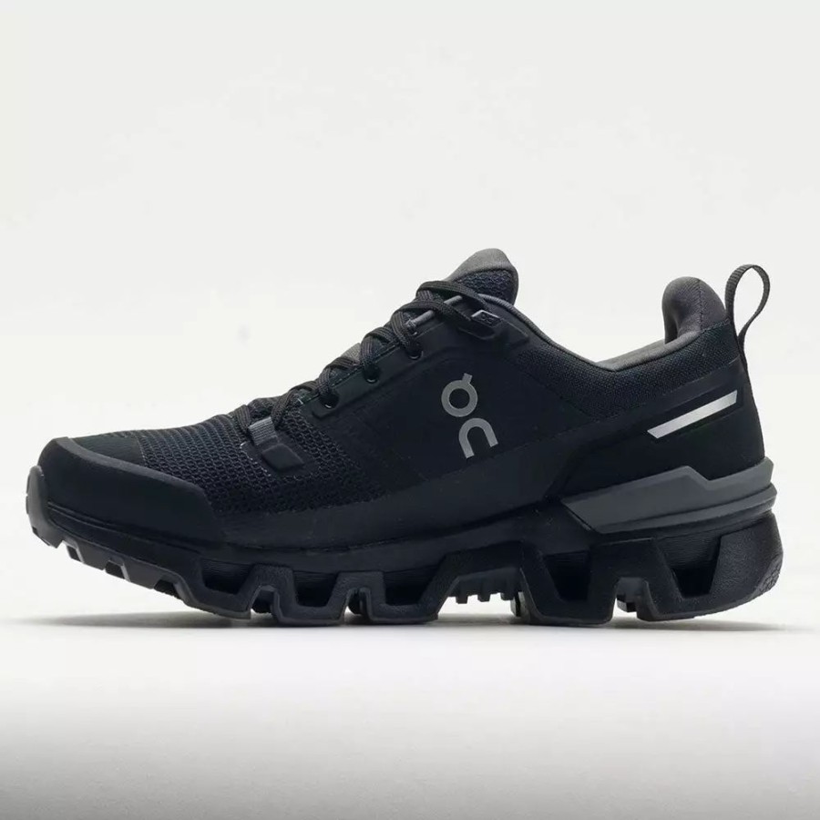 Hiking Shoes * | On Running On Cloudwander Waterproof Women'S Black/Eclipse