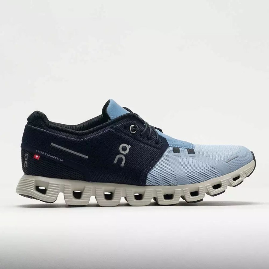 Running Shoes * | On Running On Cloud 5 Men'S Midnight/Chambray