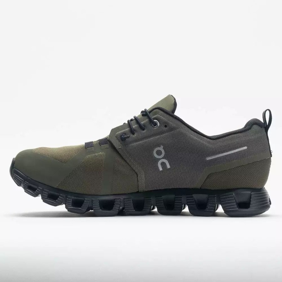 Running Shoes * | On Running On Cloud 5 Waterproof Men'S Olive/Black