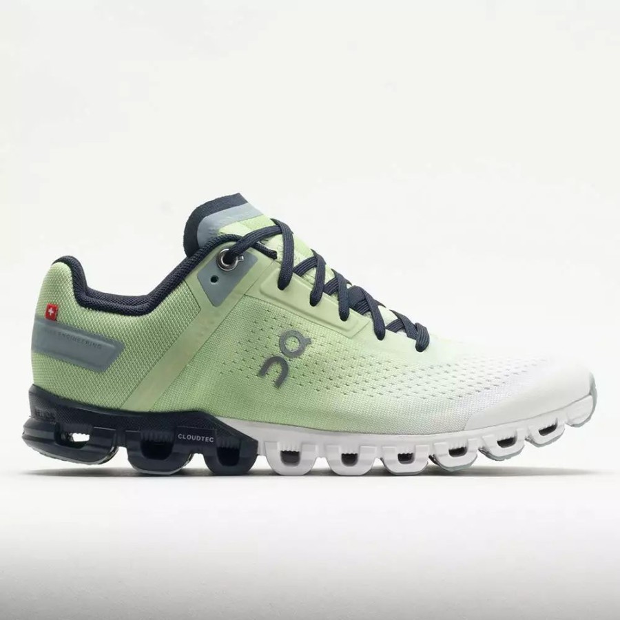 Running Shoes * | On Running On Cloudflow Men'S Meadow/White