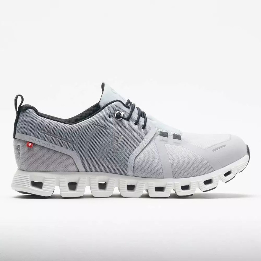 Running Shoes * | On Running On Cloud 5 Waterproof Men'S Glacier/White