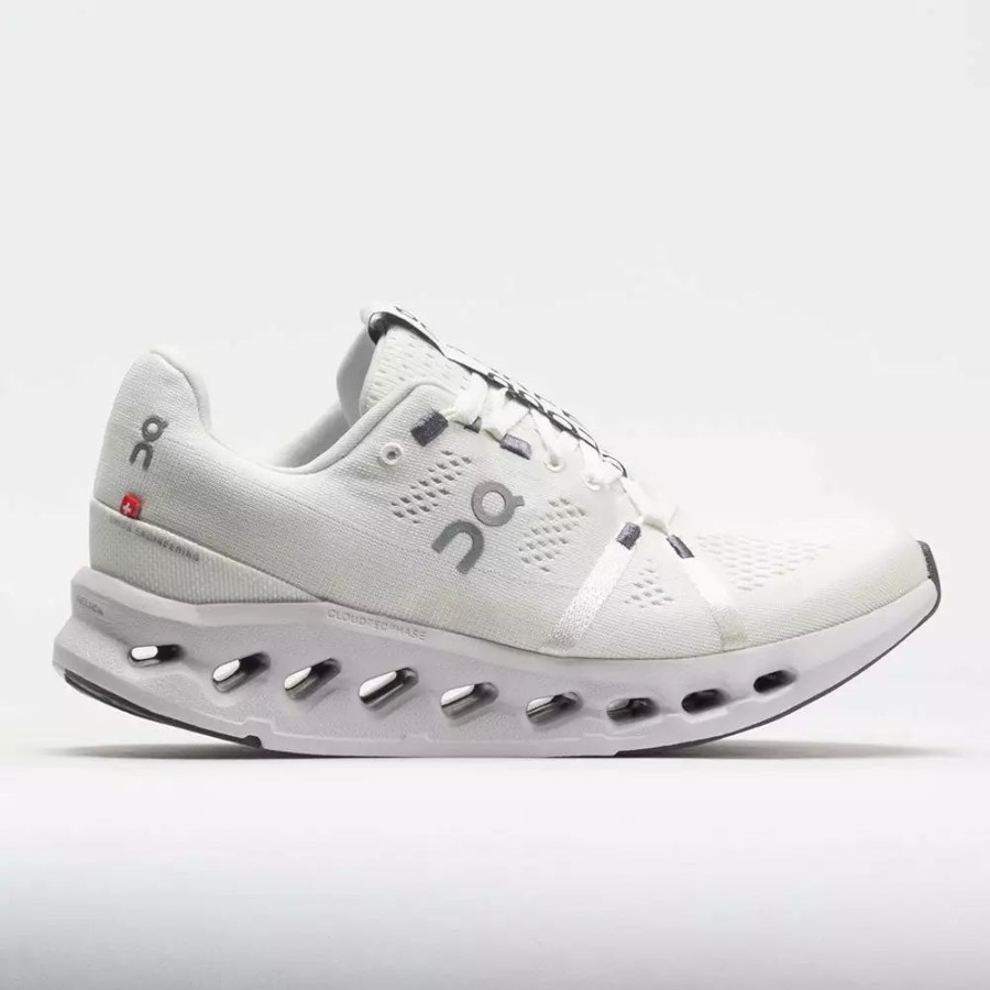 Running Shoes * | On Running On Cloudsurfer Men'S White/Frost