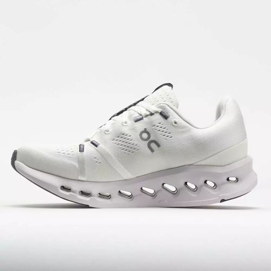 Running Shoes * | On Running On Cloudsurfer Men'S White/Frost