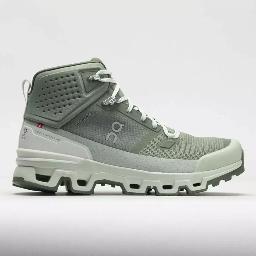 Hiking Shoes * | On Running On Cloudrock 2 Waterproof Men'S Reseda/Aloe