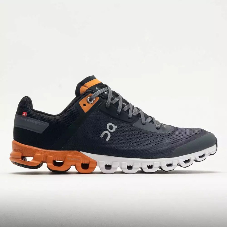 Running Shoes * | On Running On Cloudflow Men'S Black/Turmeric