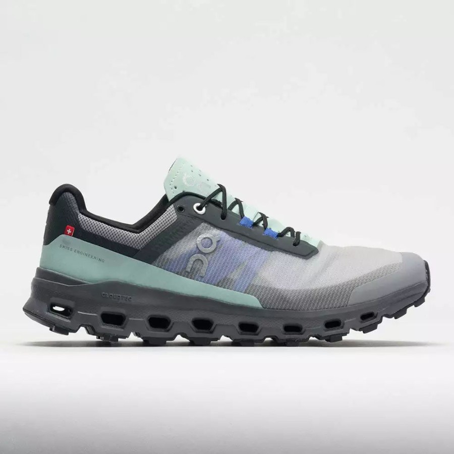 Trail Running Shoes * | On Running On Cloudvista Men'S Alloy/Black