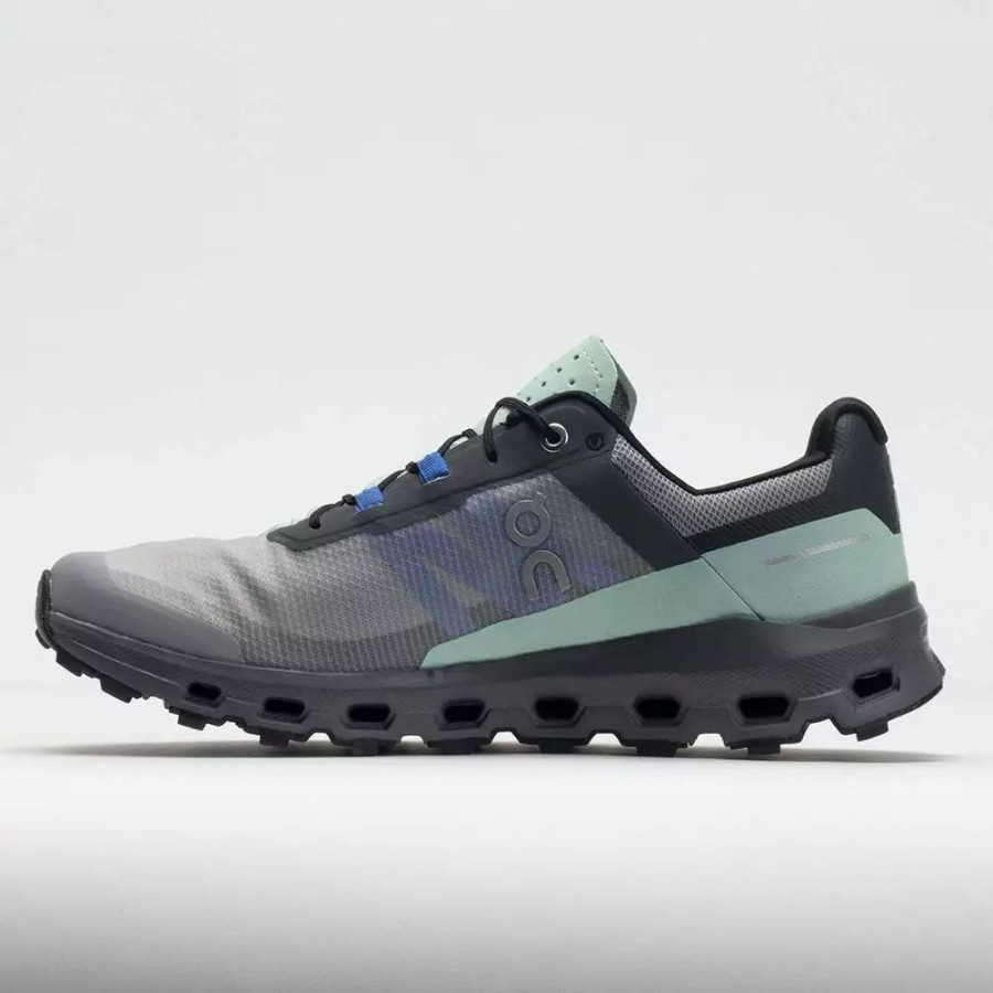 Trail Running Shoes * | On Running On Cloudvista Men'S Alloy/Black