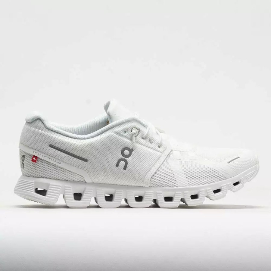 Running Shoes * | On Running On Cloud 5 Men'S Undyed White