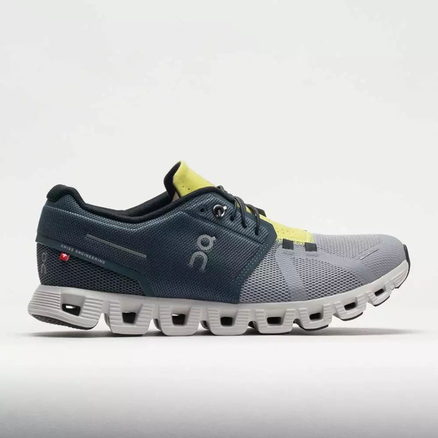 Running Shoes * | On Running On Cloud 5 Men'S Olive/Alloy