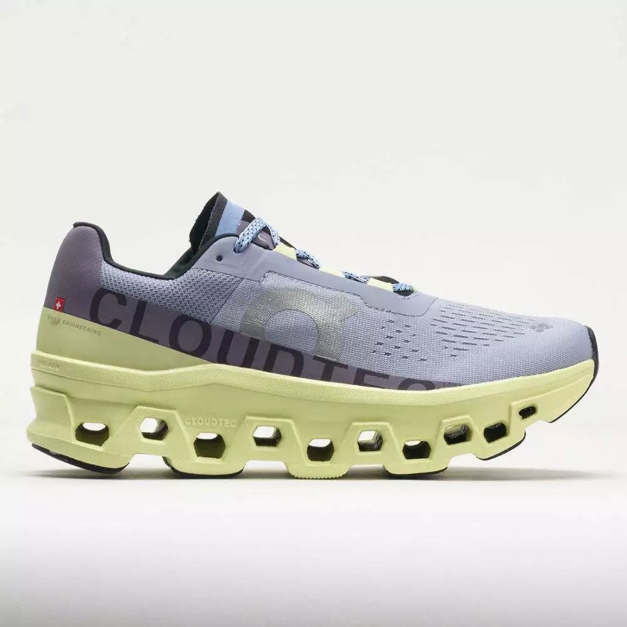 Running Shoes * | On Running On Cloudmonster Women'S Nimbus/Hay