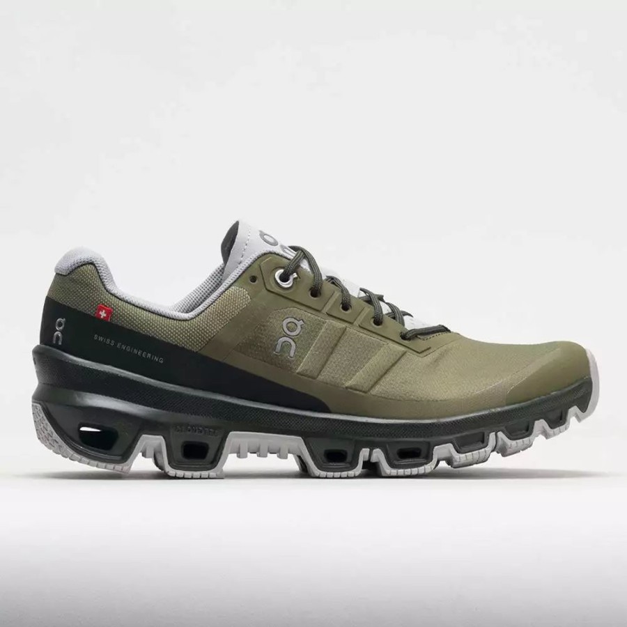 Trail Running Shoes * | On Running On Cloudventure Women'S Olive/Fur