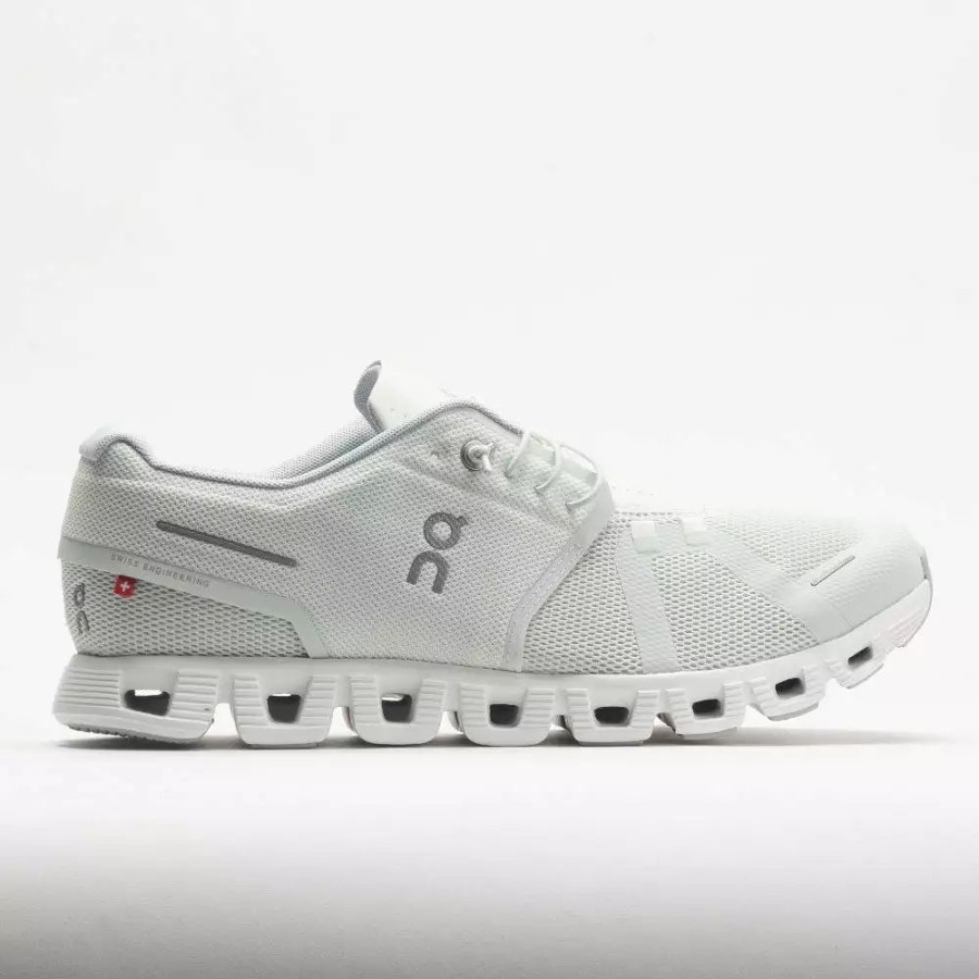 Running Shoes * | On Running On Cloud 5 Men'S Ice/White