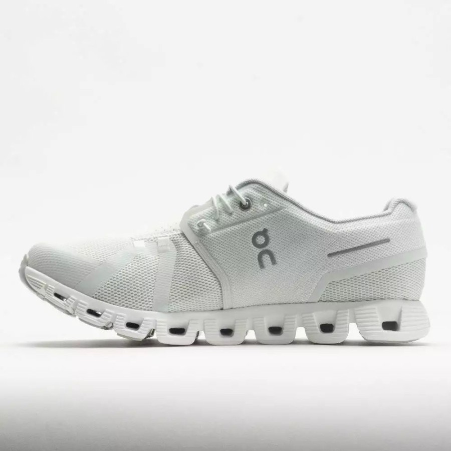 Running Shoes * | On Running On Cloud 5 Men'S Ice/White