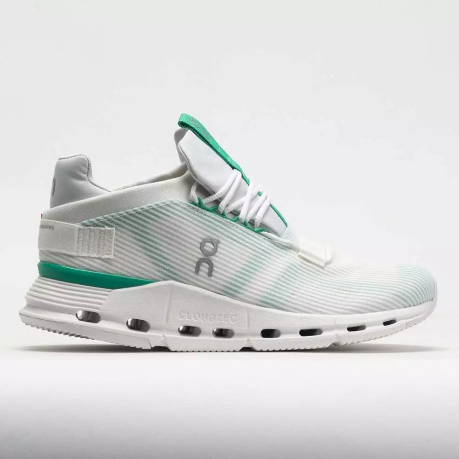 Lifestyle Sneakers * | On Running On Cloudnova Void Men'S Undyed White/Mint