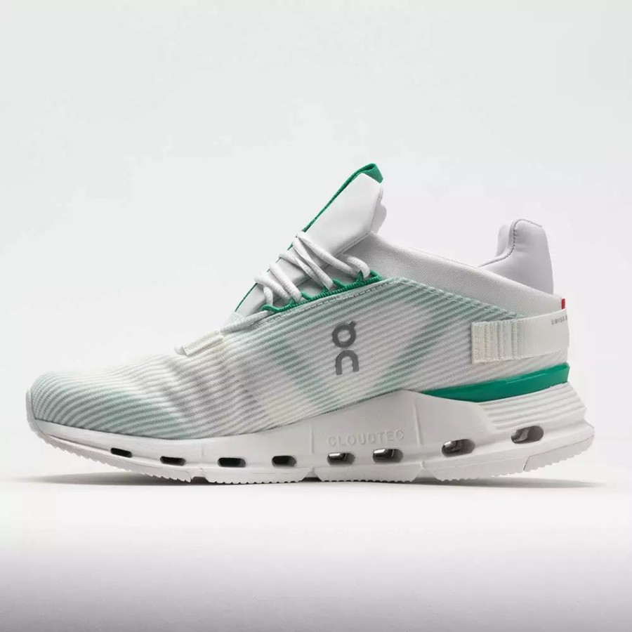 Lifestyle Sneakers * | On Running On Cloudnova Void Men'S Undyed White/Mint