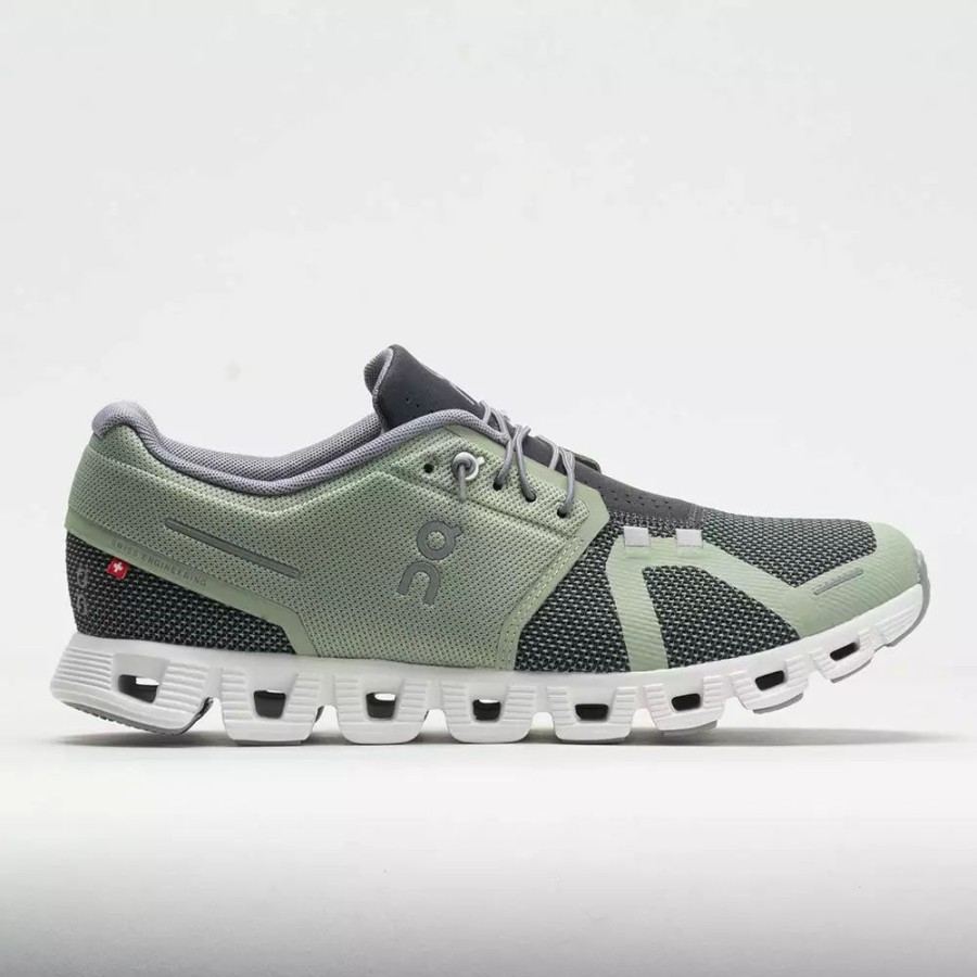 Running Shoes * | On Running On Cloud 5 Combo Men'S Leaf/Eclipse