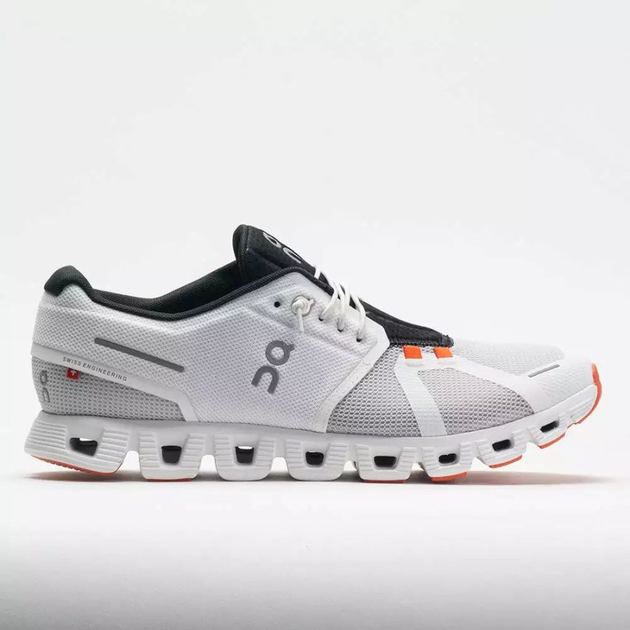 Running Shoes * | On Running On Cloud 5 Push Men'S White/Flame