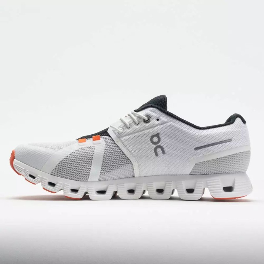 Running Shoes * | On Running On Cloud 5 Push Men'S White/Flame