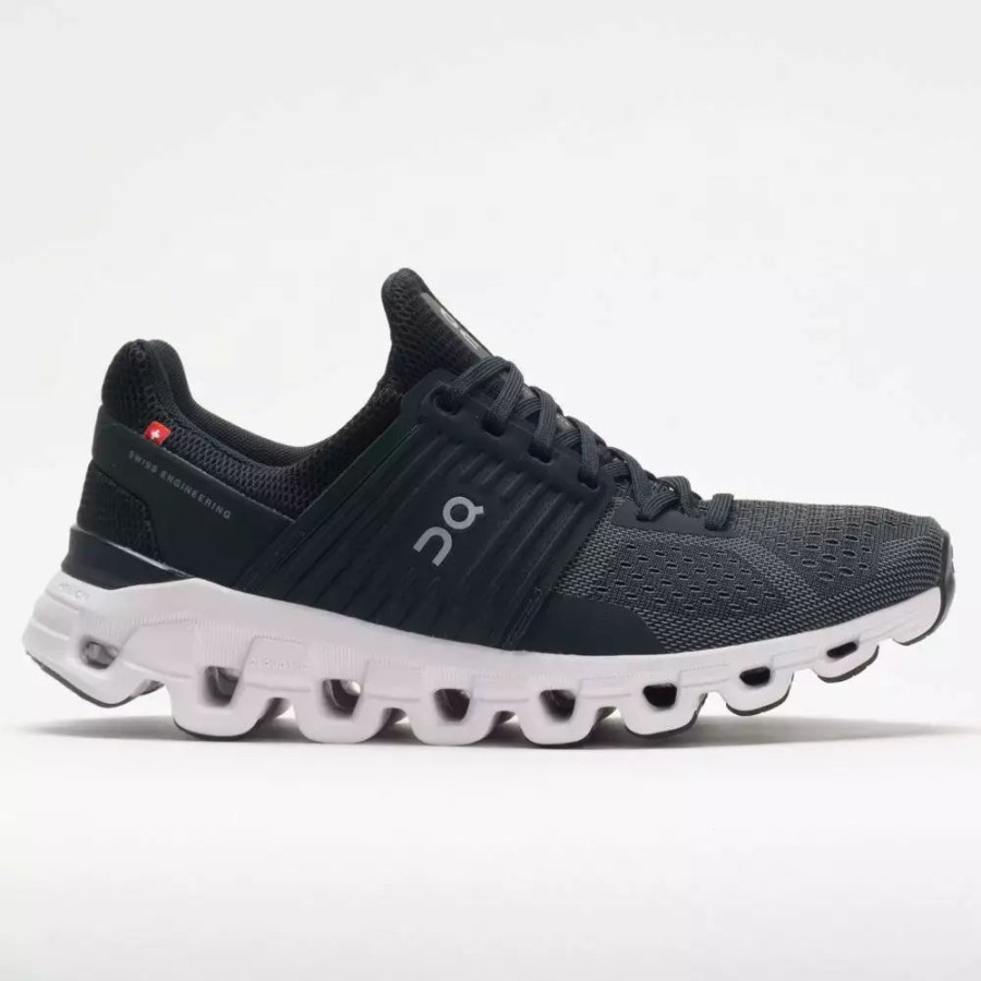 Running Shoes * | On Running On Cloudswift Men'S Black/Rock