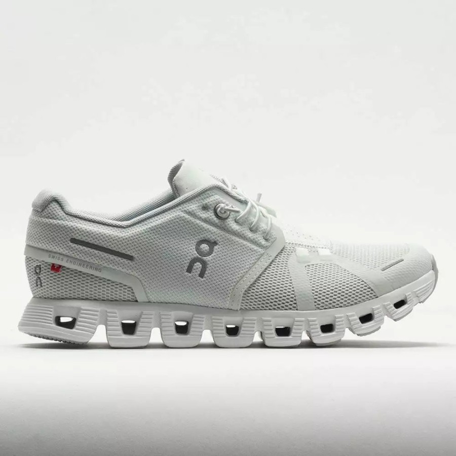 Running Shoes * | On Running On Cloud 5 Women'S Ice/White