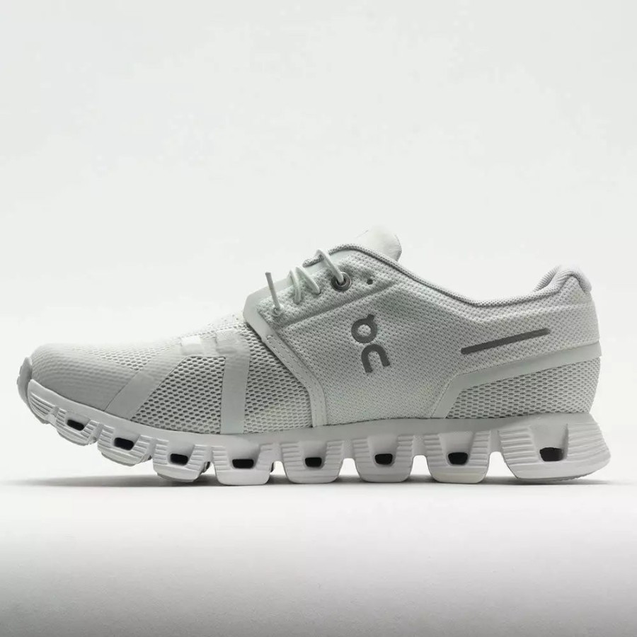 Running Shoes * | On Running On Cloud 5 Women'S Ice/White