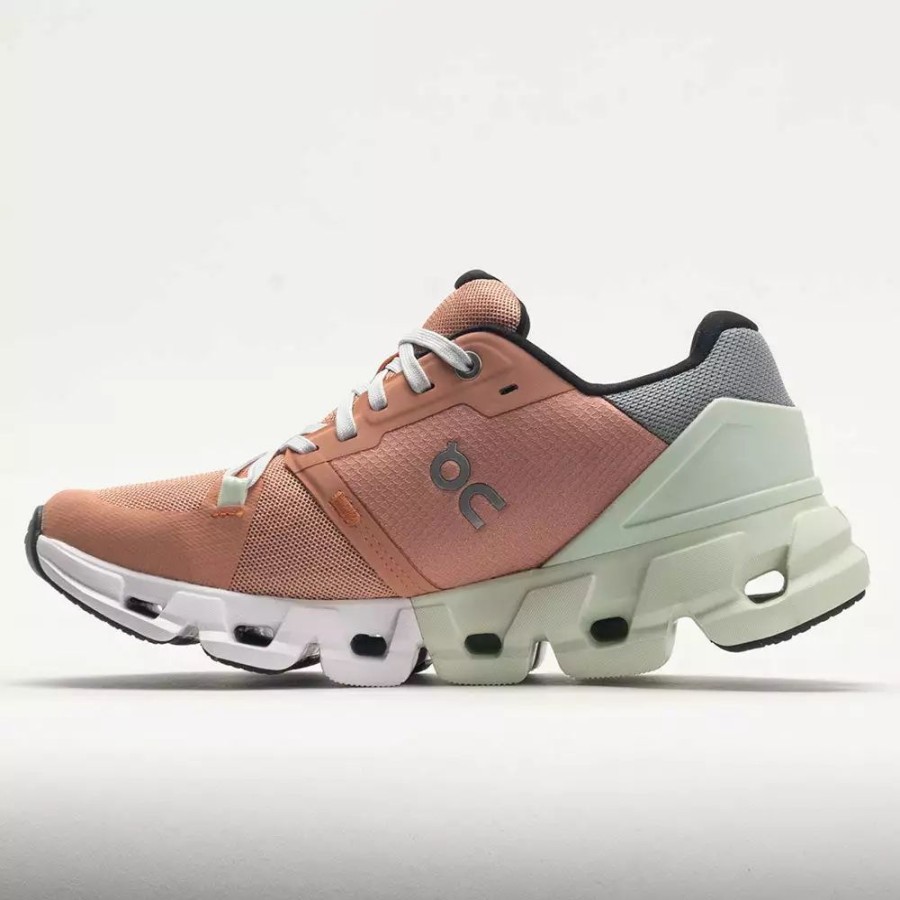 Running Shoes * | On Running On Cloudflyer 4 Women'S Peach/Aloe