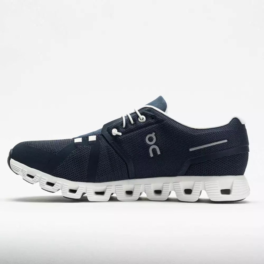 Running Shoes * | On Running On Cloud 5 Men'S Midnight/White