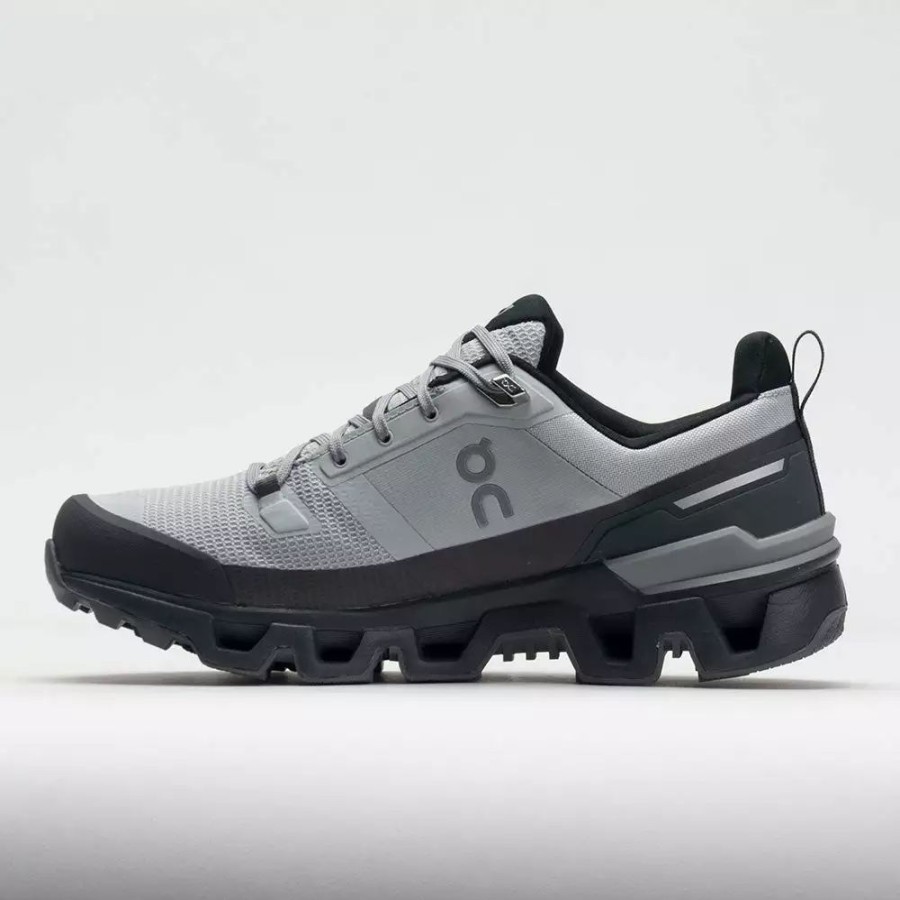 Hiking Shoes * | On Running On Cloudwander Waterproof Men'S Glacier/Eclipse