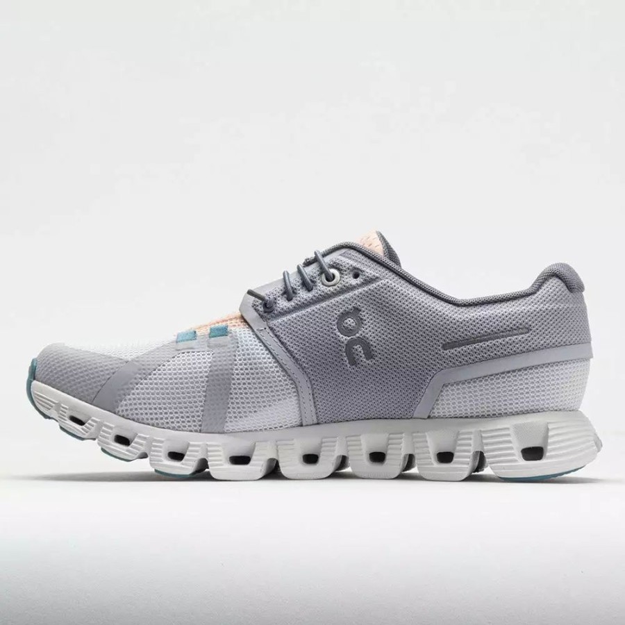 Running Shoes * | On Running On Cloud 5 Push Women'S Glacier/Undyed White