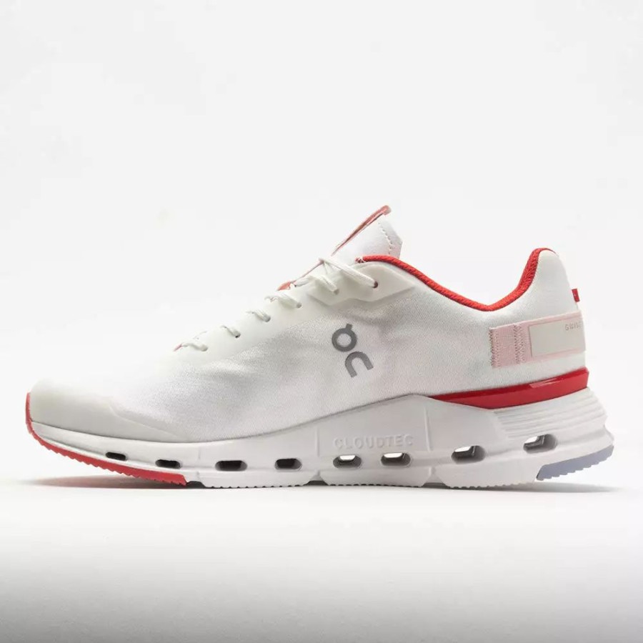 Lifestyle Sneakers * | On Running On Cloudnova Form Men'S White/Red